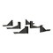 Luverne Truck Equipment O-MEGA II 6IN OVAL STEPS BLACK TEXTURED POWDER COAT 584098-571345 - alternate 3